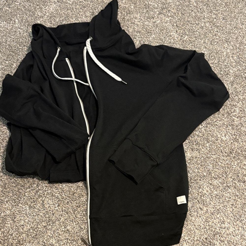 Vuori Black Varsity Jacket